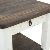 Lawman End Table - White - Additional View 2