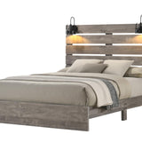 Arianna Bed With Lights - Grey