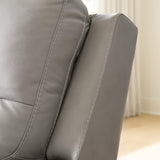 Ashley Furniture - TRENDSETTER PWR RECL SOFA W/ AUDIO - Gray Leather Match - Sofas - Additional View 10