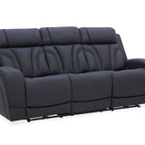 Jacek Leather Power Sofa With Drop Down Table And Immersive