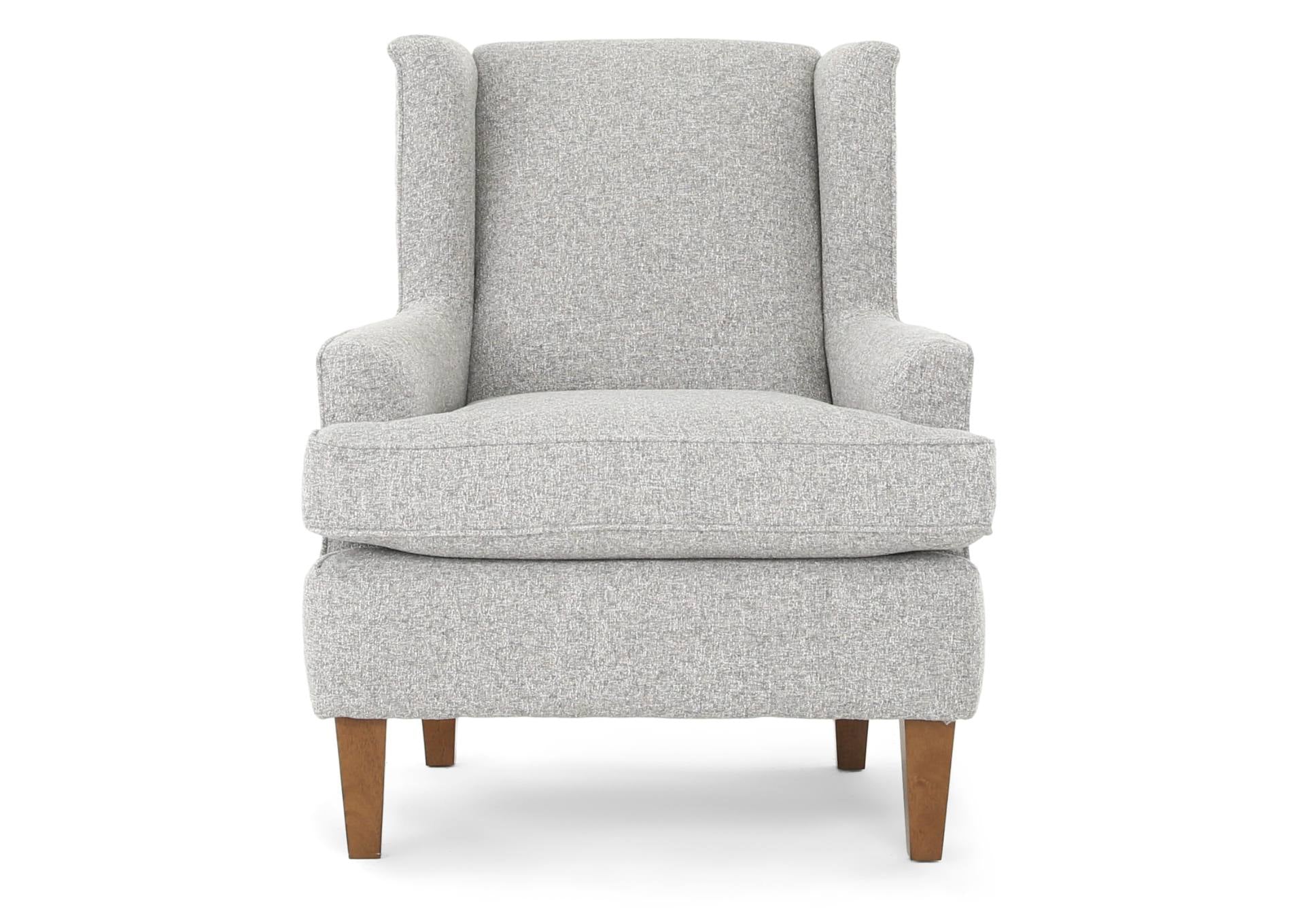 Sterling Modern Wingback Chair - Stone