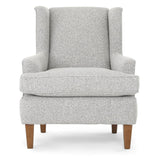 Sterling Modern Wingback Chair - Stone