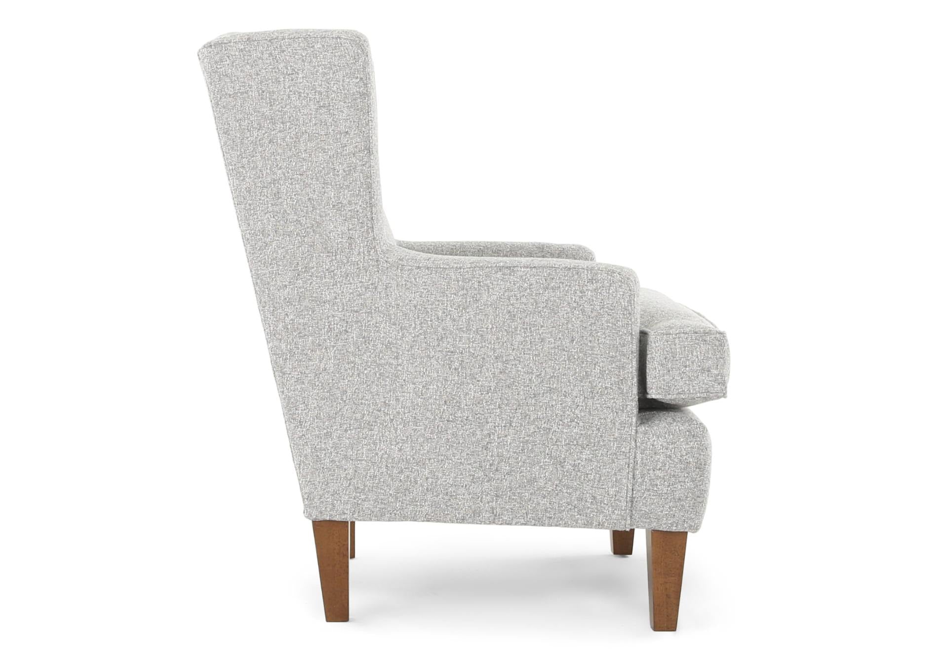 Sterling Modern Wingback Chair - Stone - Additional View 2