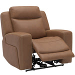 Adeline Leather Power Recliner - Butternut - Additional View 2