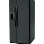 GE BLACK SIDE BY SIDE 23CU REFRIGERATOR - Refrigerators - Additional View 4