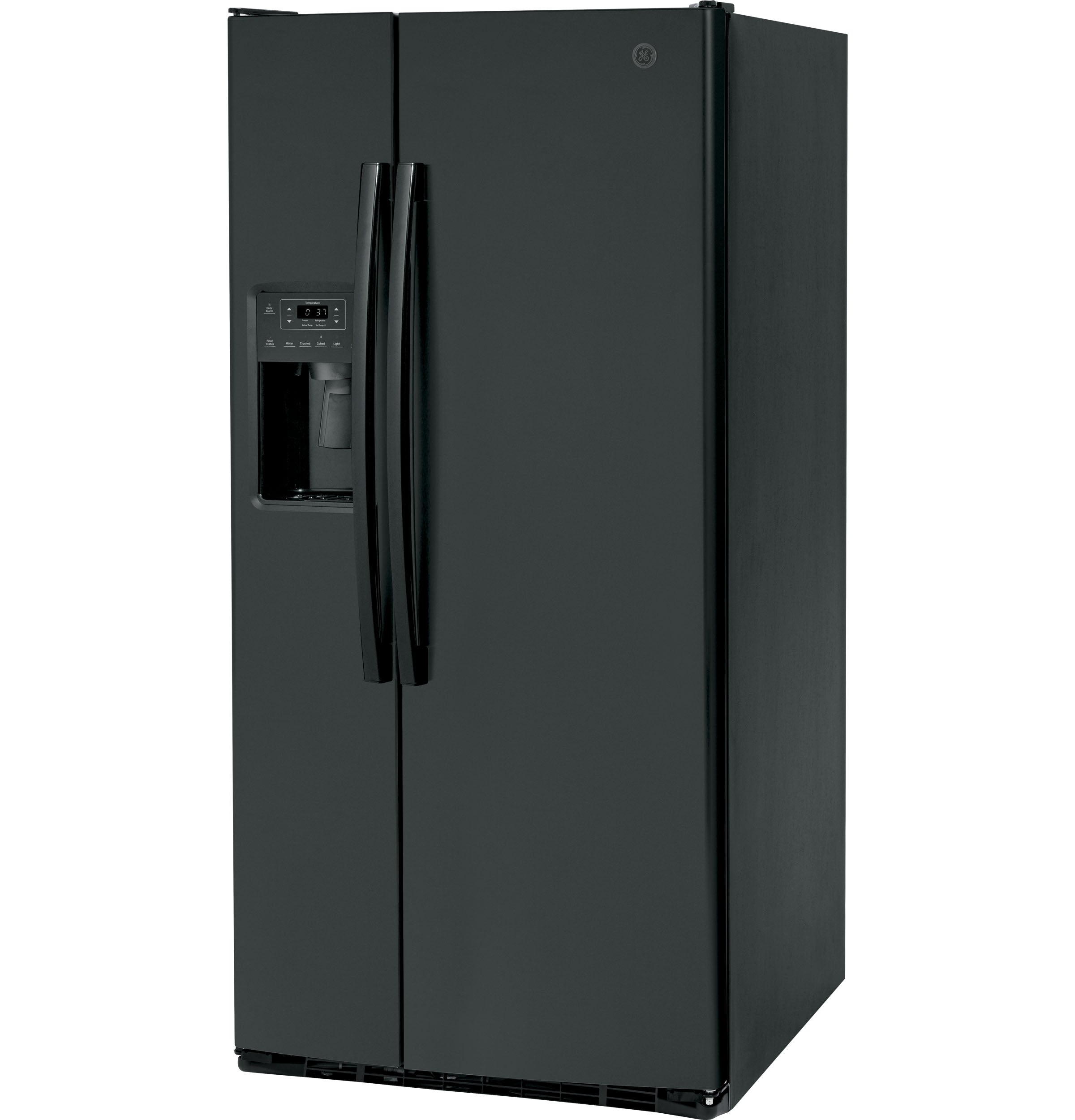 GE BLACK SIDE BY SIDE 23CU REFRIGERATOR - Refrigerators - Additional View 4