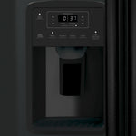GE BLACK SIDE BY SIDE 23CU REFRIGERATOR - Refrigerators - Additional View 5