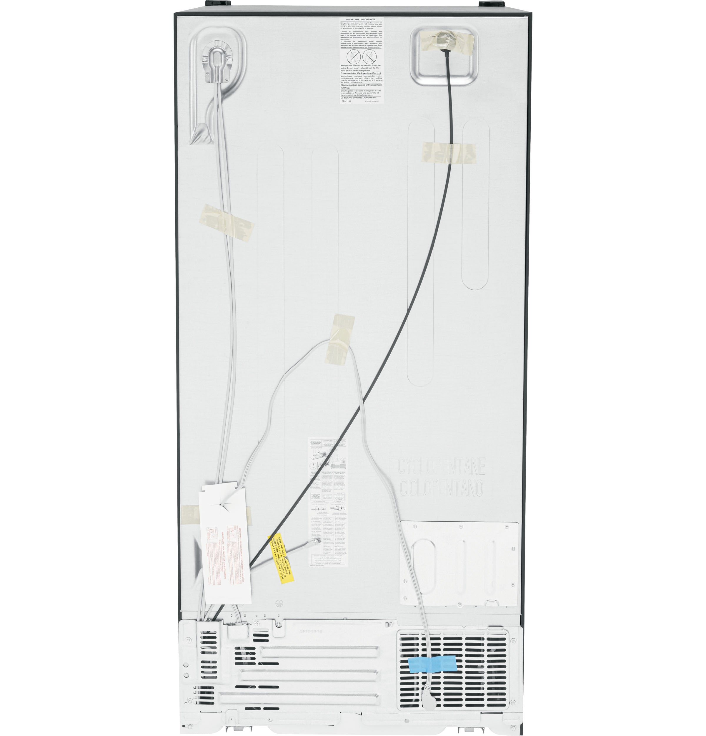 GE BLACK SIDE BY SIDE 23CU REFRIGERATOR - Refrigerators - Additional View 7