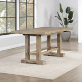 Steve Silver Furniture - NAPA SAND 108" COUNTER TABLE - Light Brown Wood - Tables - Additional View 4