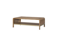 Elure Waterfall Cocktail Table - Latte
