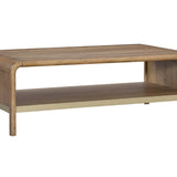 Elure Latte Waterfall Cocktail Table