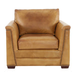 VENETIAN COGNAC LEATHER CHAIR