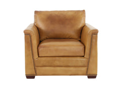 VENETIAN COGNAC LEATHER CHAIR