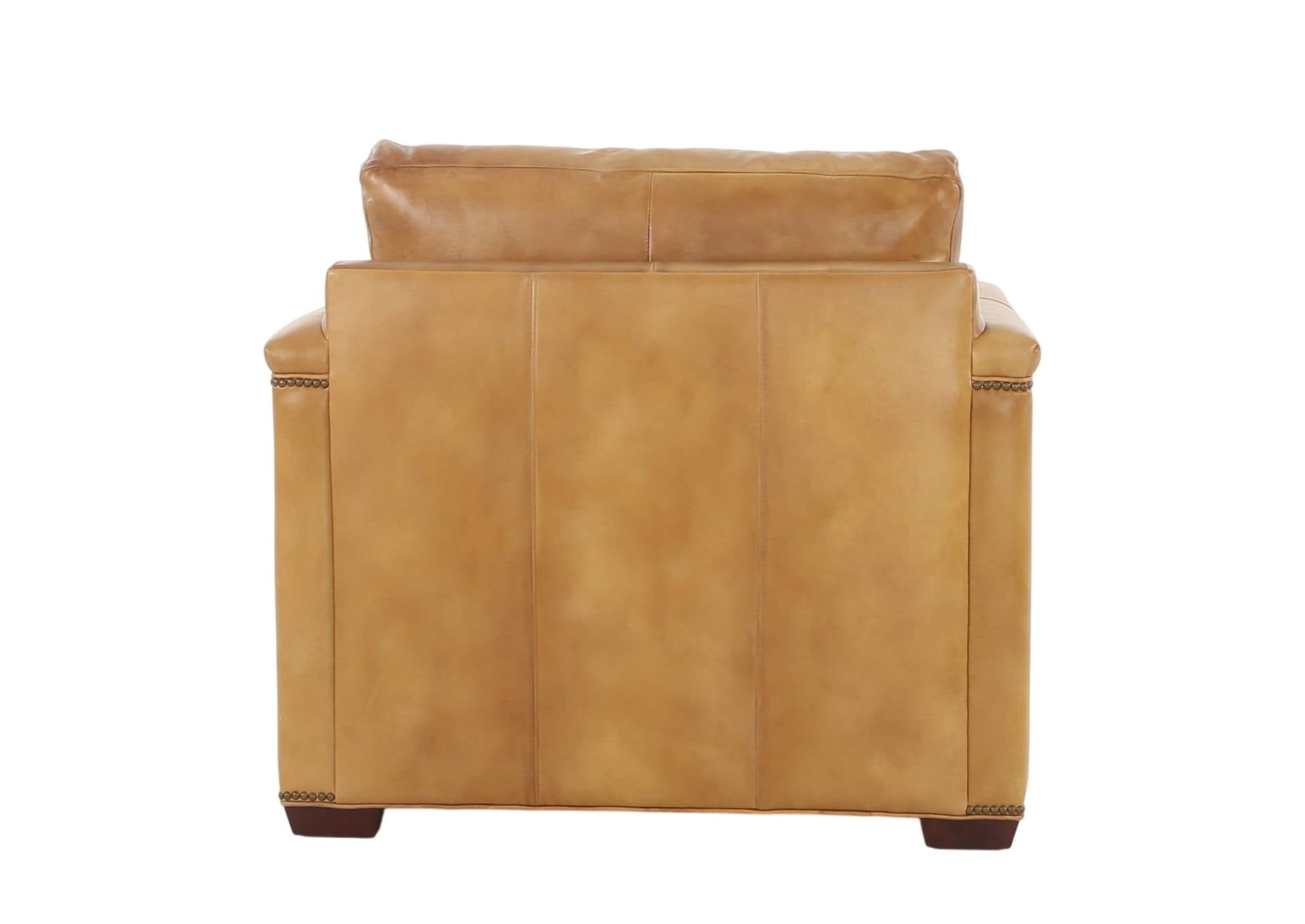 VENETIAN COGNAC LEATHER CHAIR - Additional View 3