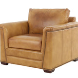 VENETIAN COGNAC LEATHER CHAIR - Additional View 5