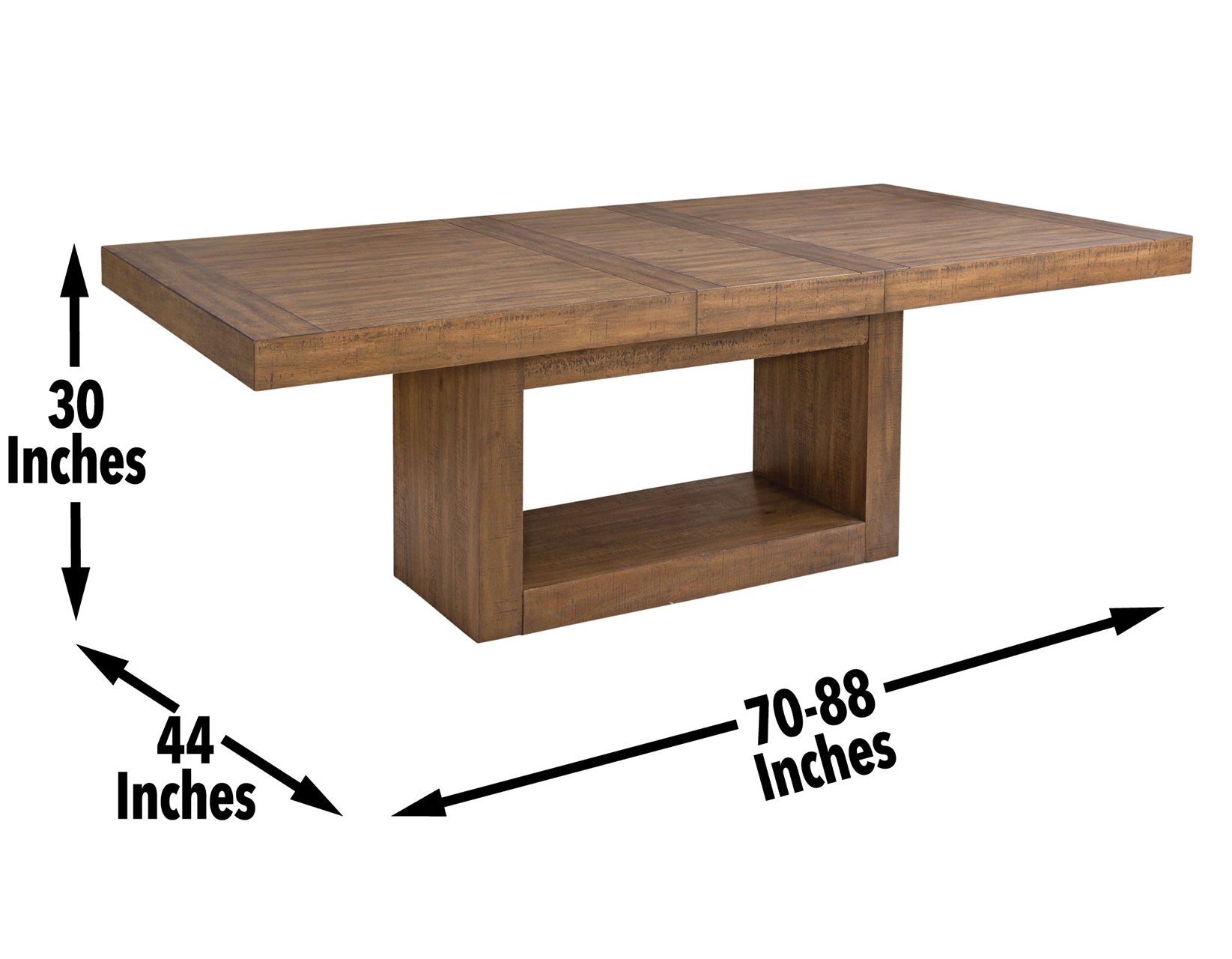 Steve Silver Furniture - GARLAND DINING TABLE - Dark Brown Wood - Tables - Additional View 1