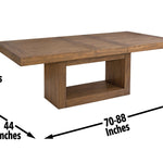 Steve Silver Furniture - GARLAND DINING TABLE - Dark Brown Wood - Tables - Additional View 1