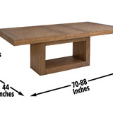 Steve Silver Furniture - GARLAND DINING TABLE - Dark Brown Wood - Tables - Additional View 1