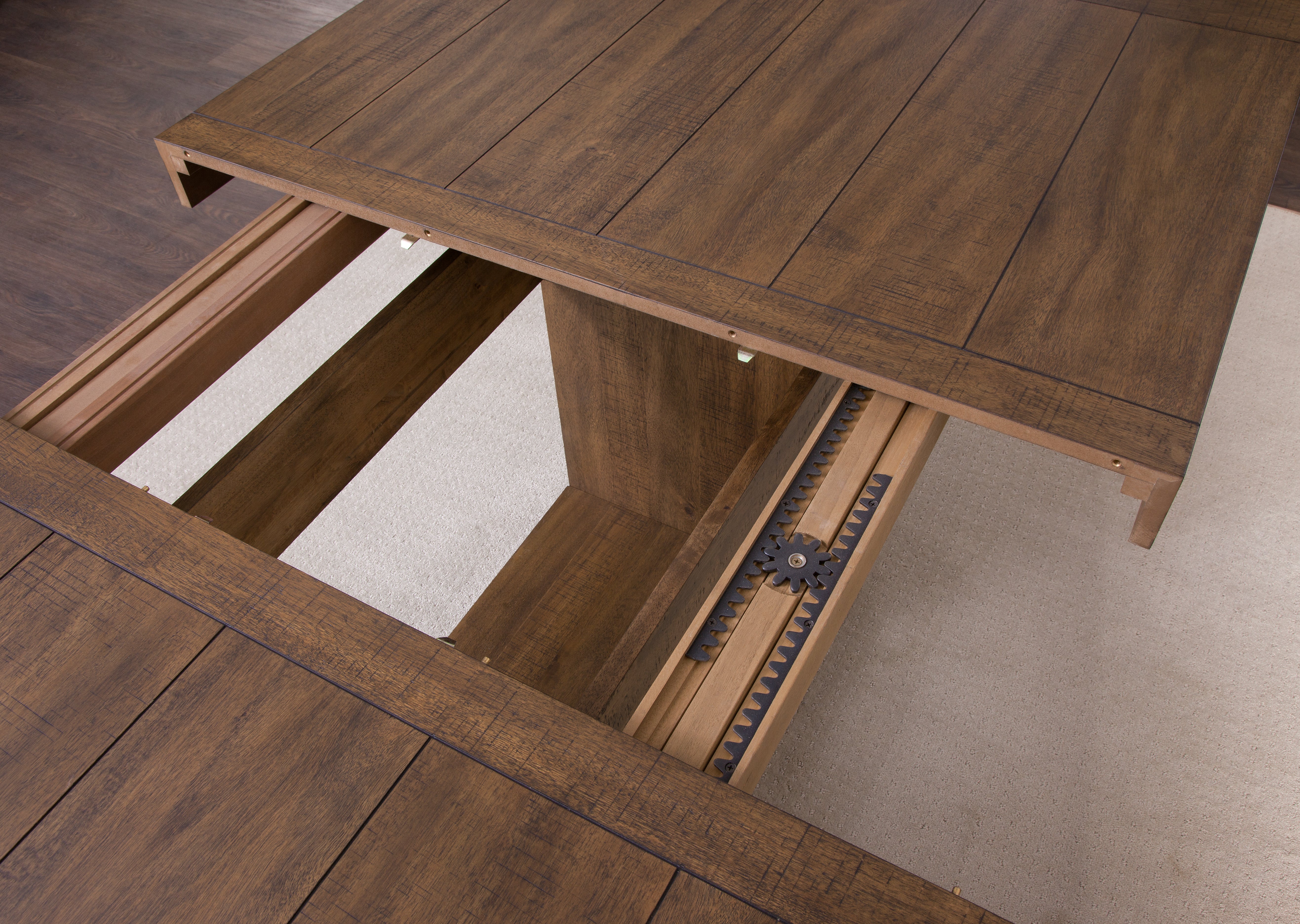 Steve Silver Furniture - GARLAND DINING TABLE - Dark Brown Wood - Tables - Additional View 4