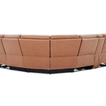 FRIDA TOFFEE LEATHER 6 PIECE POWER SECTIONAL WITH HEAT AND MASSAGE - Additional View 3