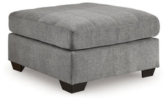 Ashley Furniture - Marrelton Oversized Ottoman - Gray - Dark Gray Fabric - Ottomans