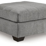 Ashley Furniture - Marrelton Oversized Ottoman - Gray - Dark Gray Fabric - Ottomans