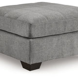 Ashley Furniture - Marrelton Oversized Ottoman - Gray - Dark Gray Fabric - Ottomans