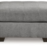 Ashley Furniture - Marrelton Oversized Ottoman - Gray - Dark Gray Fabric - Ottomans - Additional View 2