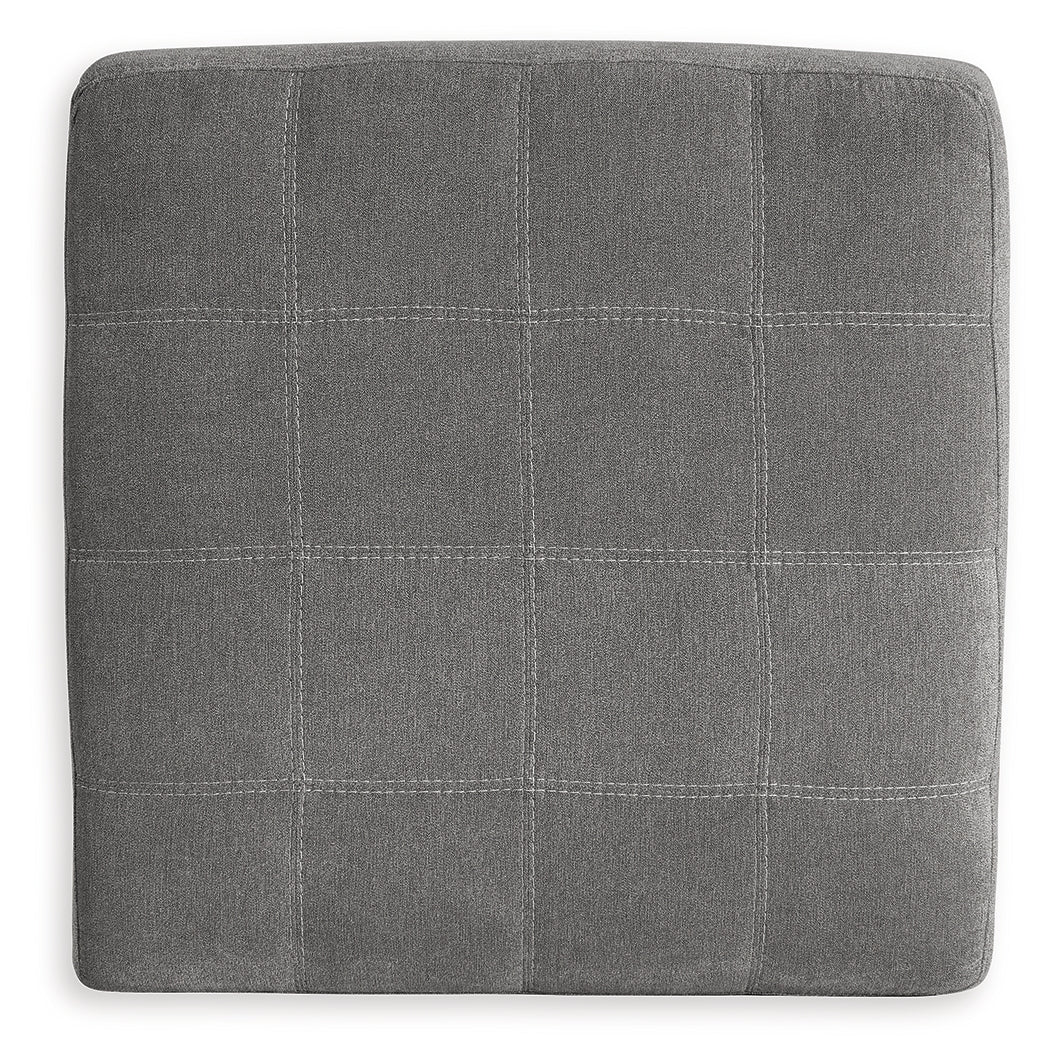 Ashley Furniture - Marrelton Oversized Ottoman - Gray - Dark Gray Fabric - Ottomans - Additional View 3