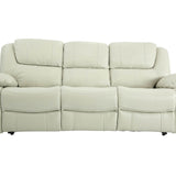 Easton Leather Reclining Sofa - Stone