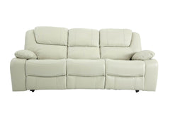Easton Leather Reclining Sofa - Stone