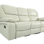 Easton Leather Reclining Sofa - Stone - Additional View 1