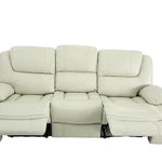 Easton Leather Reclining Sofa - Stone - Additional View 3