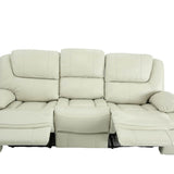Easton Leather Reclining Sofa - Stone - Additional View 3