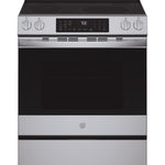 GE PROFILE STAINLESS ELECTRIC SLIDE-IN RANGE WITH INDUCTION, CONVECTION, AND AIR FRY - Pearl Silver|Black - Ranges - Additional View 1
