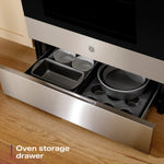 GE PROFILE STAINLESS ELECTRIC SLIDE-IN RANGE WITH INDUCTION, CONVECTION, AND AIR FRY - Pearl Silver|Black - Ranges - Additional View 27