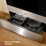 GE PROFILE STAINLESS ELECTRIC SLIDE-IN RANGE WITH INDUCTION, CONVECTION, AND AIR FRY - Pearl Silver|Black - Ranges - Additional View 27