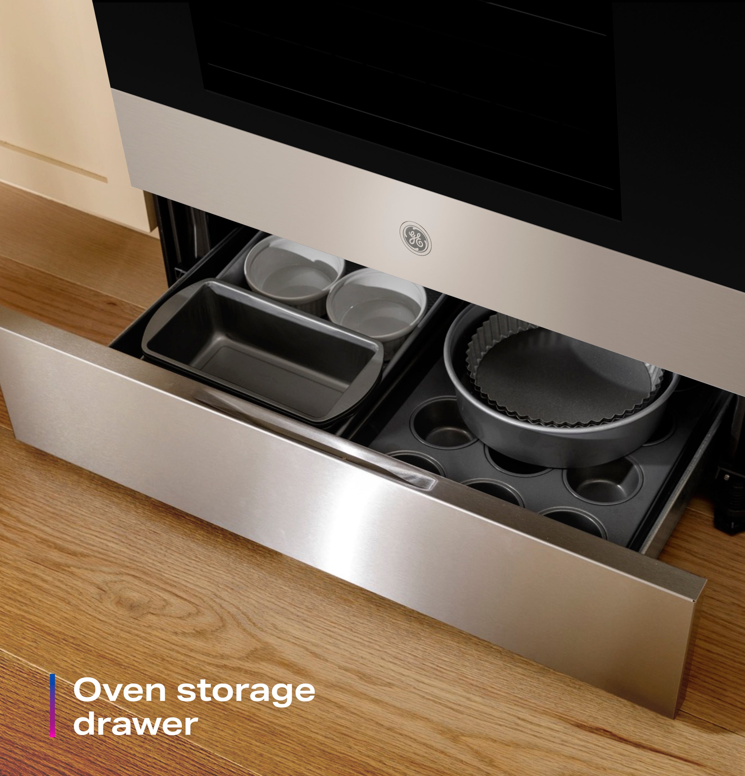 GE PROFILE STAINLESS ELECTRIC SLIDE-IN RANGE WITH INDUCTION, CONVECTION, AND AIR FRY - Pearl Silver|Black - Ranges - Additional View 27