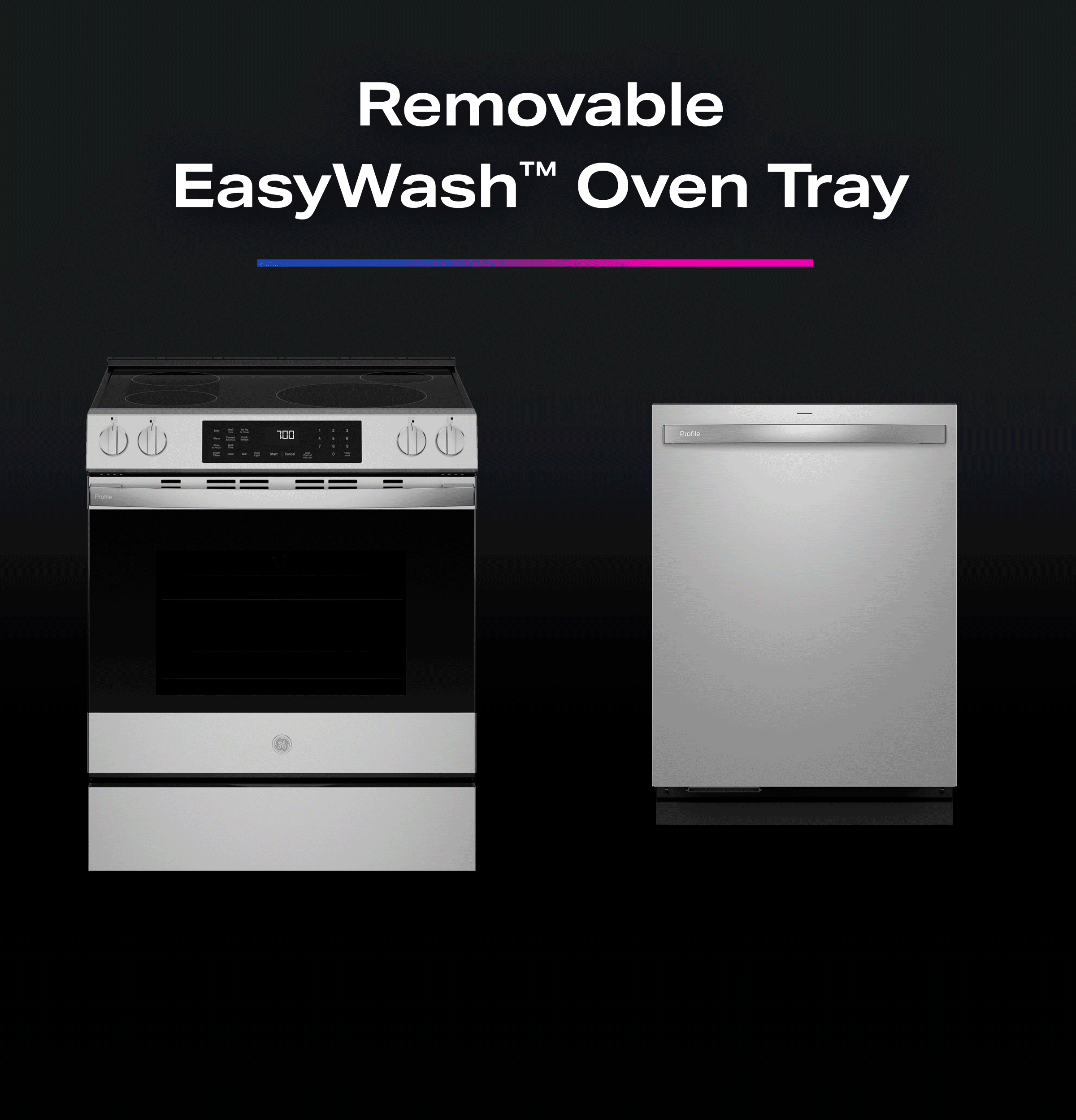 GE PROFILE STAINLESS ELECTRIC SLIDE-IN RANGE WITH INDUCTION, CONVECTION, AND AIR FRY - Pearl Silver|Black - Ranges - Additional View 29