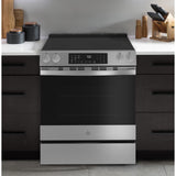 GE PROFILE STAINLESS ELECTRIC SLIDE-IN RANGE WITH INDUCTION, CONVECTION, AND AIR FRY - Pearl Silver|Black - Ranges - Additional View 33