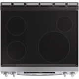 GE PROFILE STAINLESS ELECTRIC SLIDE-IN RANGE WITH INDUCTION, CONVECTION, AND AIR FRY - Pearl Silver|Black - Ranges - Additional View 2