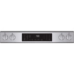 GE PROFILE STAINLESS ELECTRIC SLIDE-IN RANGE WITH INDUCTION, CONVECTION, AND AIR FRY - Pearl Silver|Black - Ranges - Additional View 4