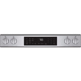 GE PROFILE STAINLESS ELECTRIC SLIDE-IN RANGE WITH INDUCTION, CONVECTION, AND AIR FRY - Pearl Silver|Black - Ranges - Additional View 4