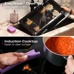 GE PROFILE STAINLESS ELECTRIC SLIDE-IN RANGE WITH INDUCTION, CONVECTION, AND AIR FRY - Pearl Silver|Black - Ranges - Additional View 9