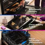 GE PROFILE STAINLESS ELECTRIC SLIDE-IN RANGE WITH INDUCTION, CONVECTION, AND AIR FRY - Pearl Silver|Black - Ranges - Additional View 10