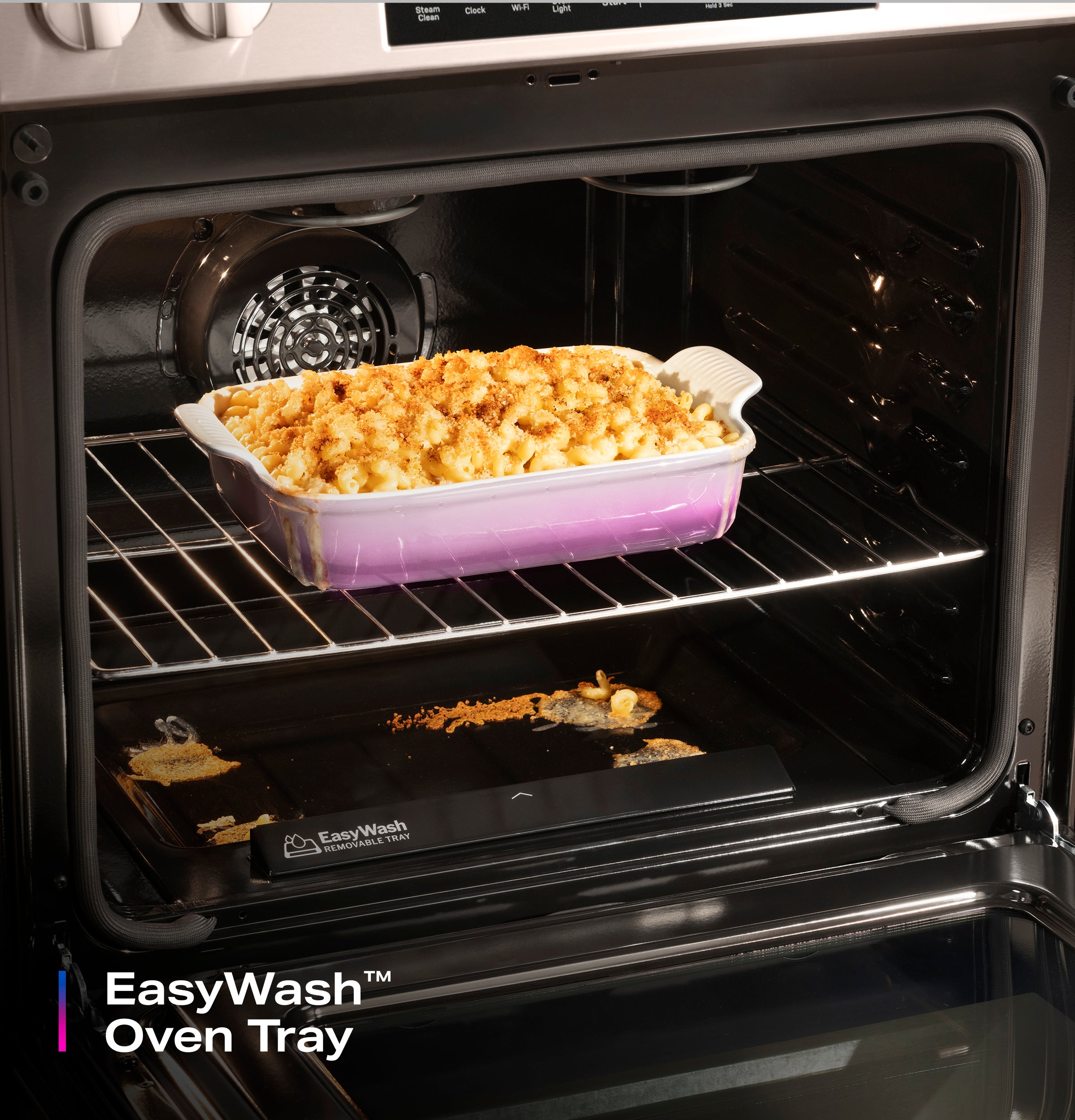 GE PROFILE STAINLESS ELECTRIC SLIDE-IN RANGE WITH INDUCTION, CONVECTION, AND AIR FRY - Pearl Silver|Black - Ranges - Additional View 12