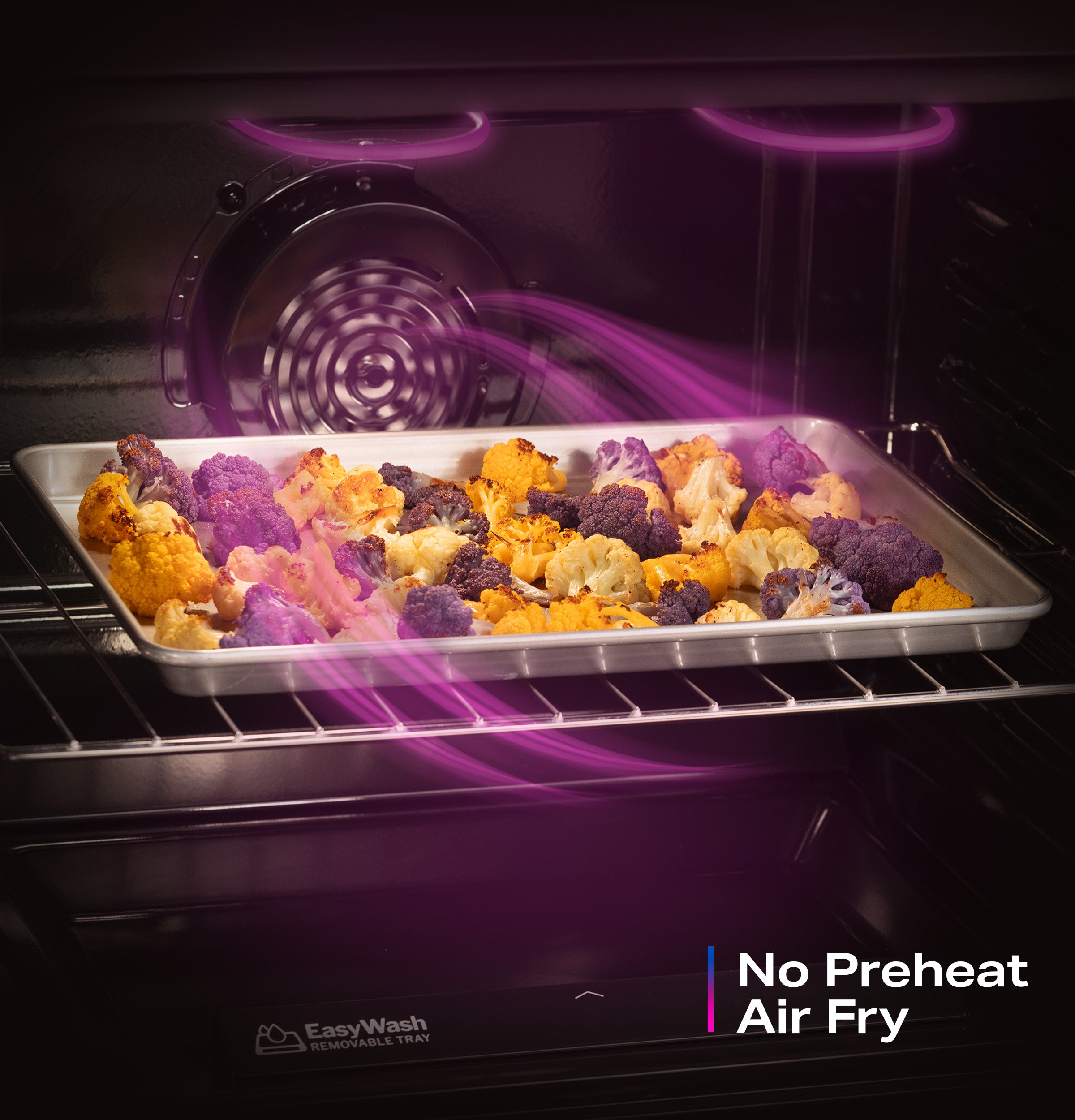 GE PROFILE STAINLESS ELECTRIC SLIDE-IN RANGE WITH INDUCTION, CONVECTION, AND AIR FRY - Pearl Silver|Black - Ranges - Additional View 17