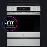 GE PROFILE STAINLESS ELECTRIC SLIDE-IN RANGE WITH INDUCTION, CONVECTION, AND AIR FRY - Pearl Silver|Black - Ranges - Additional View 25