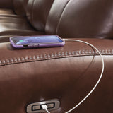 Ashley Furniture - MOMENTUM MAHOGANY LEATHER 2P POWER SOFA - Dark Brown Leather Match - Sofas - Additional View 5