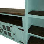 Lawman 60" 3 Piece Wall Unit - Turquoise - Additional View 1